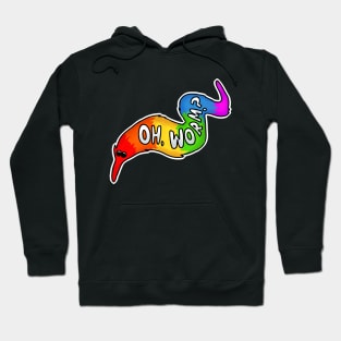 LGBTQ+ Gay Pride Worm on a String Hoodie